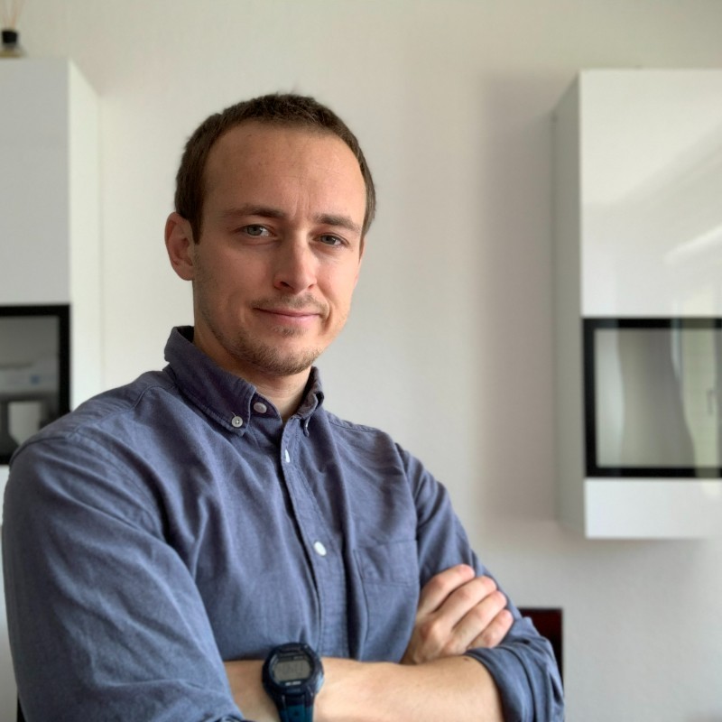 Portrait of Max Frederick, Funnel Bakers client
